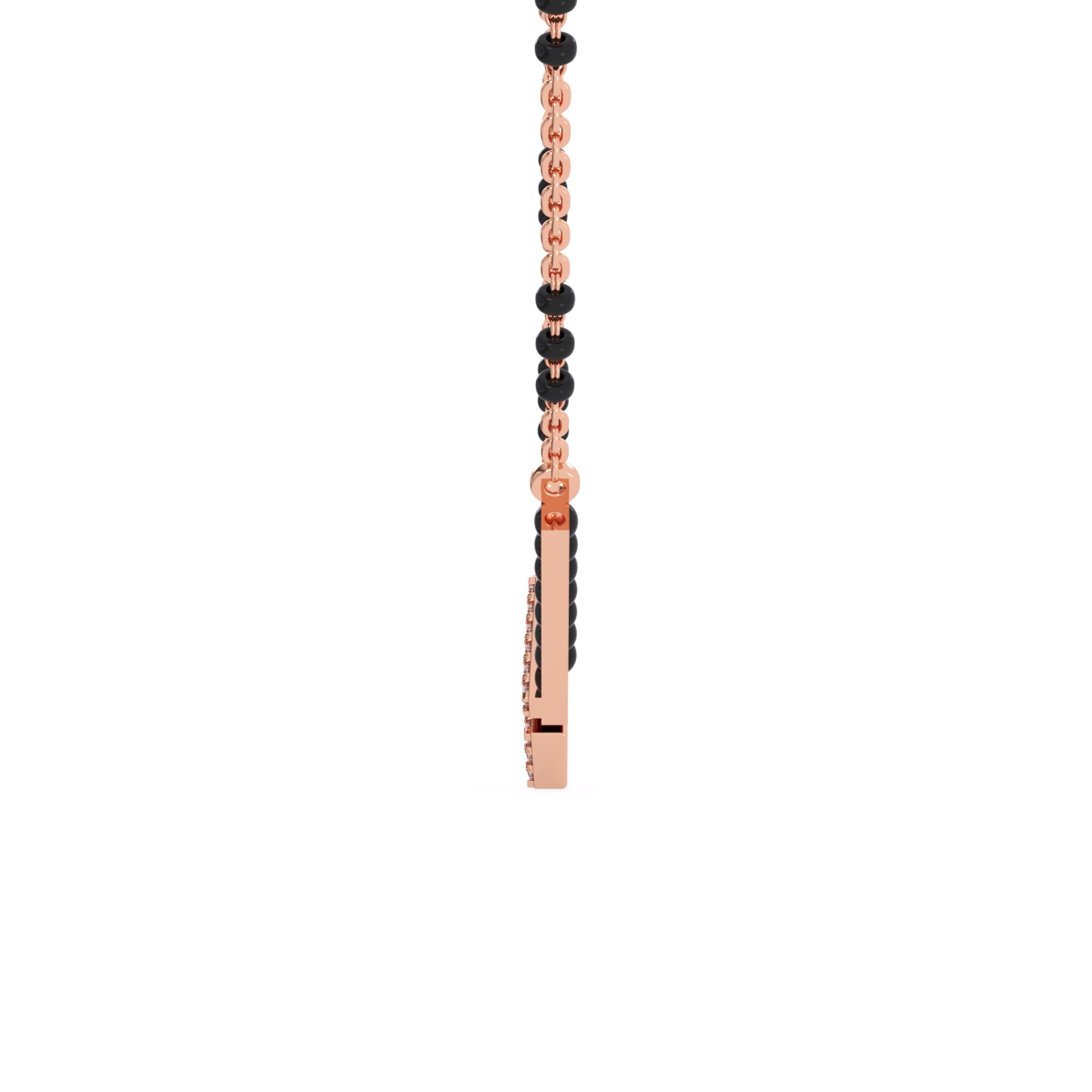 Fancy Zig Zag Lab Grown Magalsutra Pendant